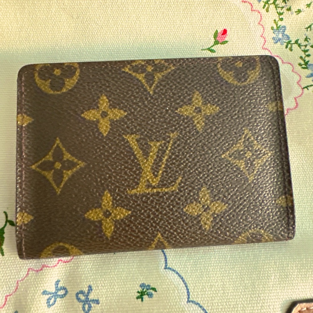 Authentic LV monogram ID Card Holder